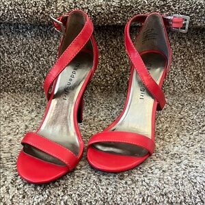Madden Girl Red Stiletto Heels Elegant Design